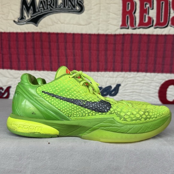 Size 13 - Kobe 6 2010 Grinch Green/Volt-Crimson-Black CW2190-300 main image 5